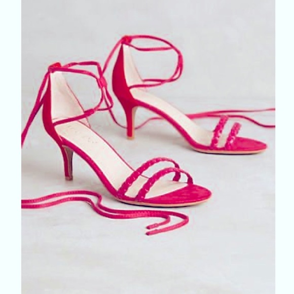 Anthropologie Lien Do Suede Heel Shoes - Picture 1 of 13